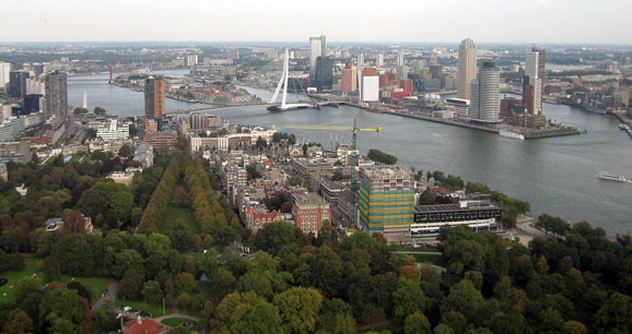 Euromast Rotterdam - een muurlijk uitzicht