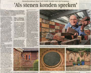 Als stenen konden spreken - interview Dagblad Kemmenerland